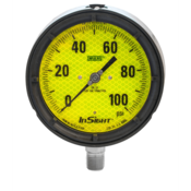 WIKA 233.34 Pressure Gauge, SS, Thermoplastic Case, 4-1/2", 1/4"NPT, Liquid Filled, 0-160 PSI